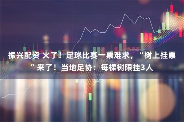 振兴配资 火了！足球比赛一票难求，“树上挂票”来了！当地足协：每棵树限挂3人